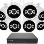 Swann AdvancedX™ Wired 4K NVR Security System (8 bullet cameras)