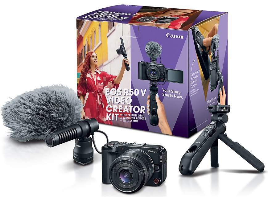 Canon EOS R50 V Video Creator Kit
